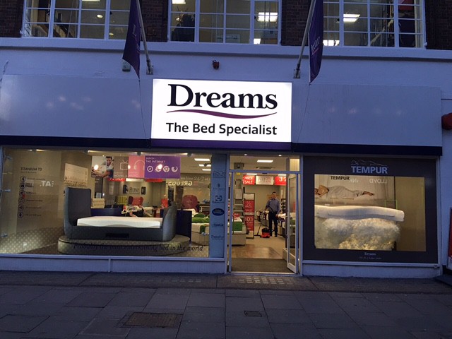 D4R design Dreams Tottenham Court Road Windows