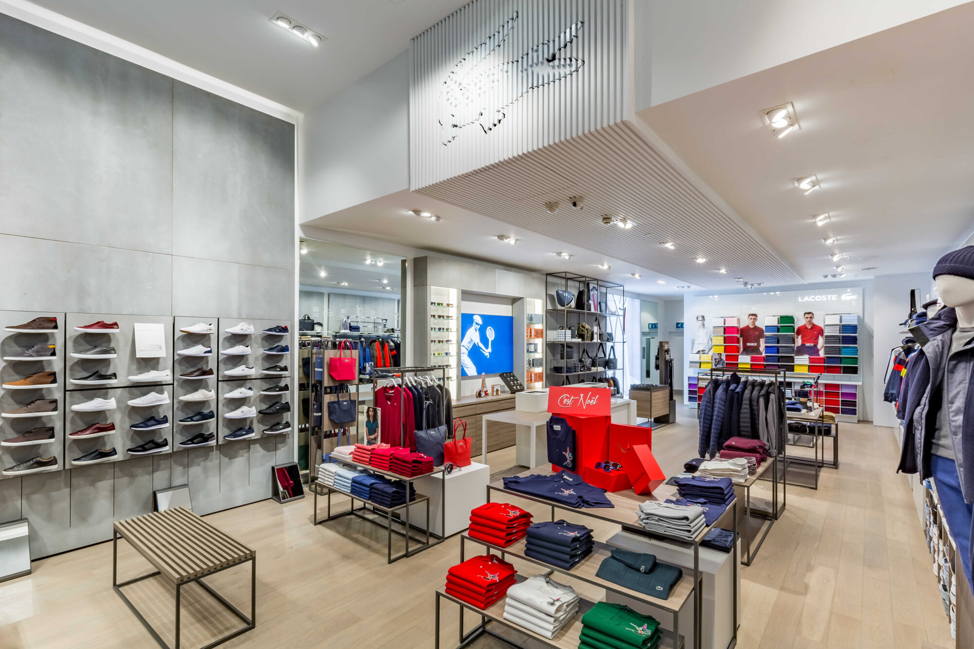 D4R Install a Complete Refresh in Lacoste Boutique Stratford