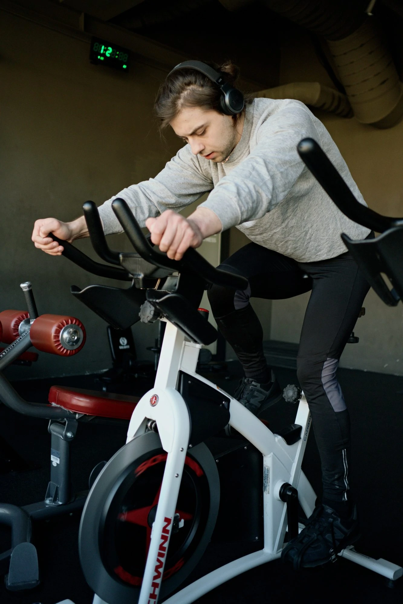 man exercising